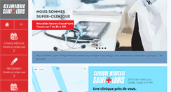 Desktop Screenshot of cliniquestlouis.com